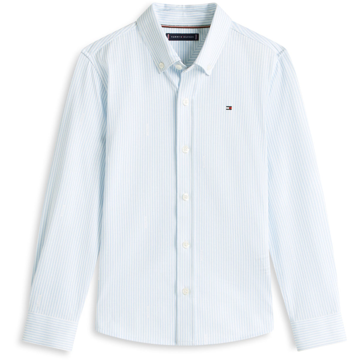 Tommy Hilfiger White Breezy Blue Stripe Aop Jersey Shirt