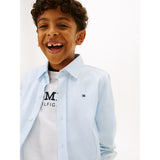 Tommy Hilfiger White Breezy Blue Stripe Aop Jersey Shirt