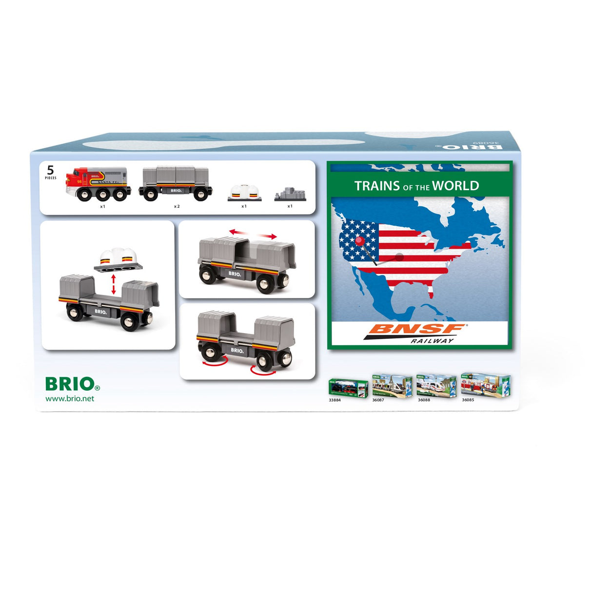 BRIO® 36089 Santa Fe Tog (Trains Of The World)