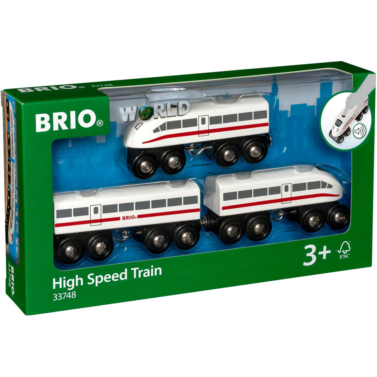 BRIO® 33748 Højhastighedstog Med Lyd