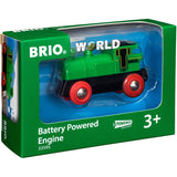 BRIO® 33595 Batteridrevet Tovejs Lokomotiv, Grønt/sort