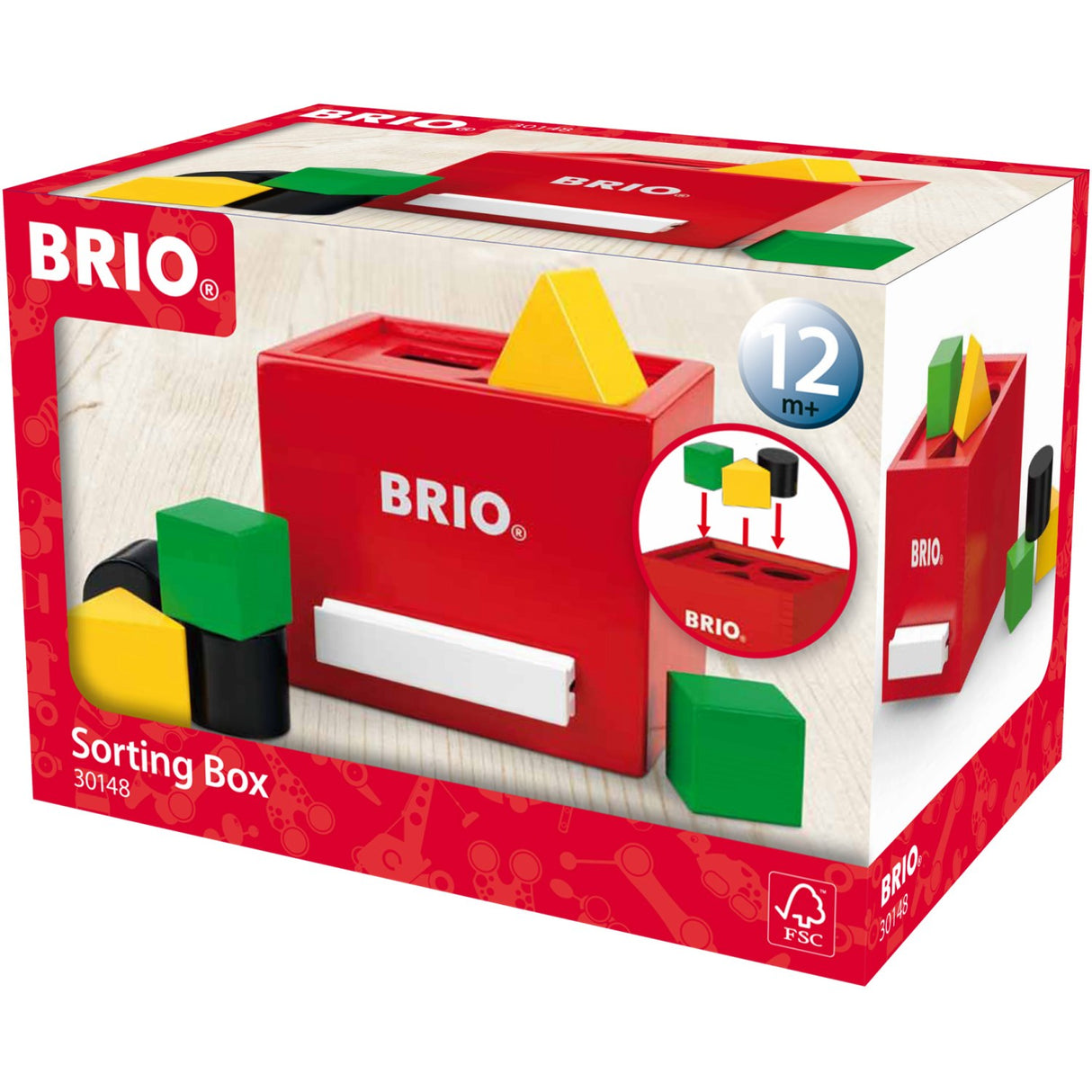 BRIO® 30148 Putteboks, Rød