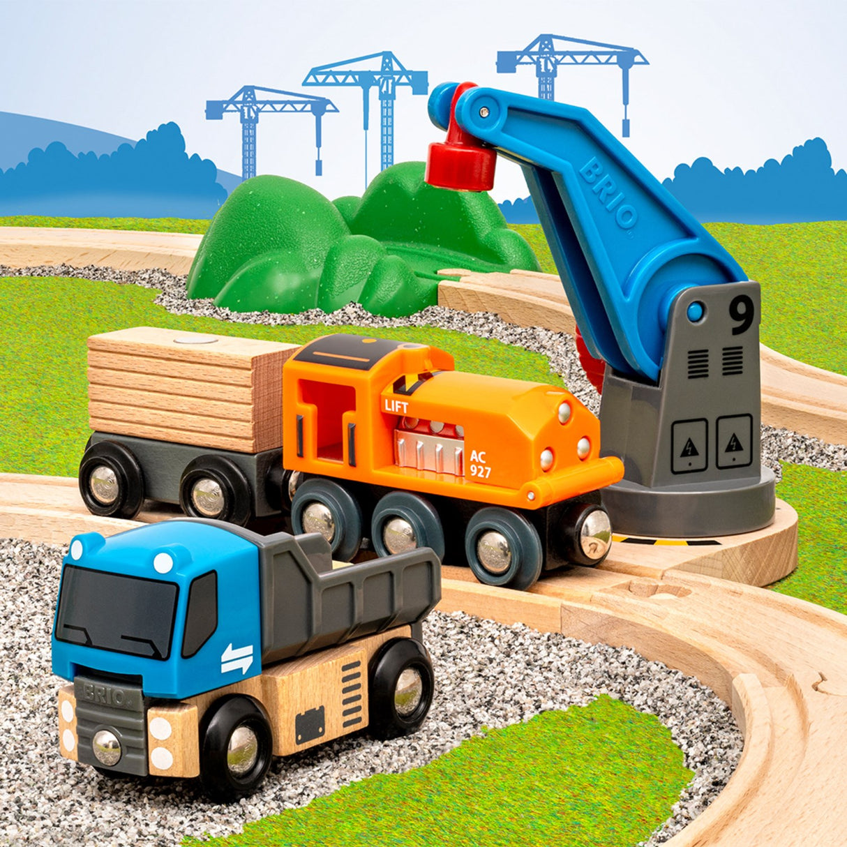 BRIO® 36028 Startsæt Løft & Læs