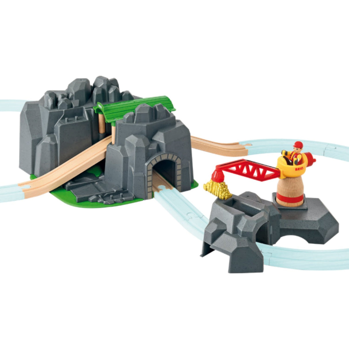 BRIO® 33889 Kran- And Bjergtunnel