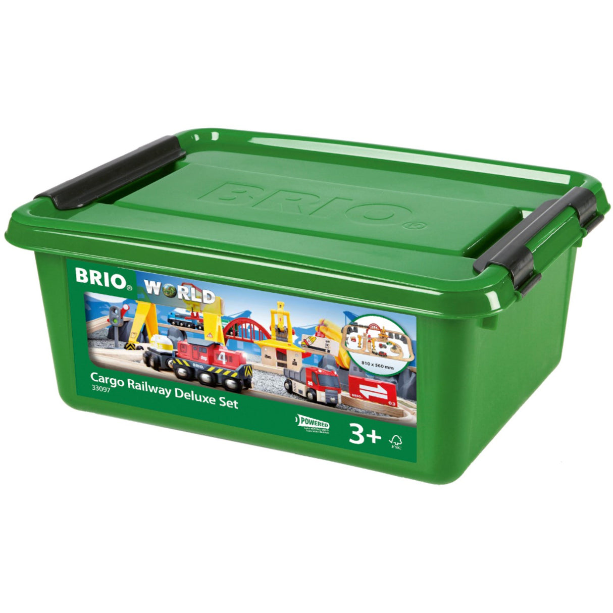 BRIO® 33097 Togbane I Plastkasse, 50 Dele