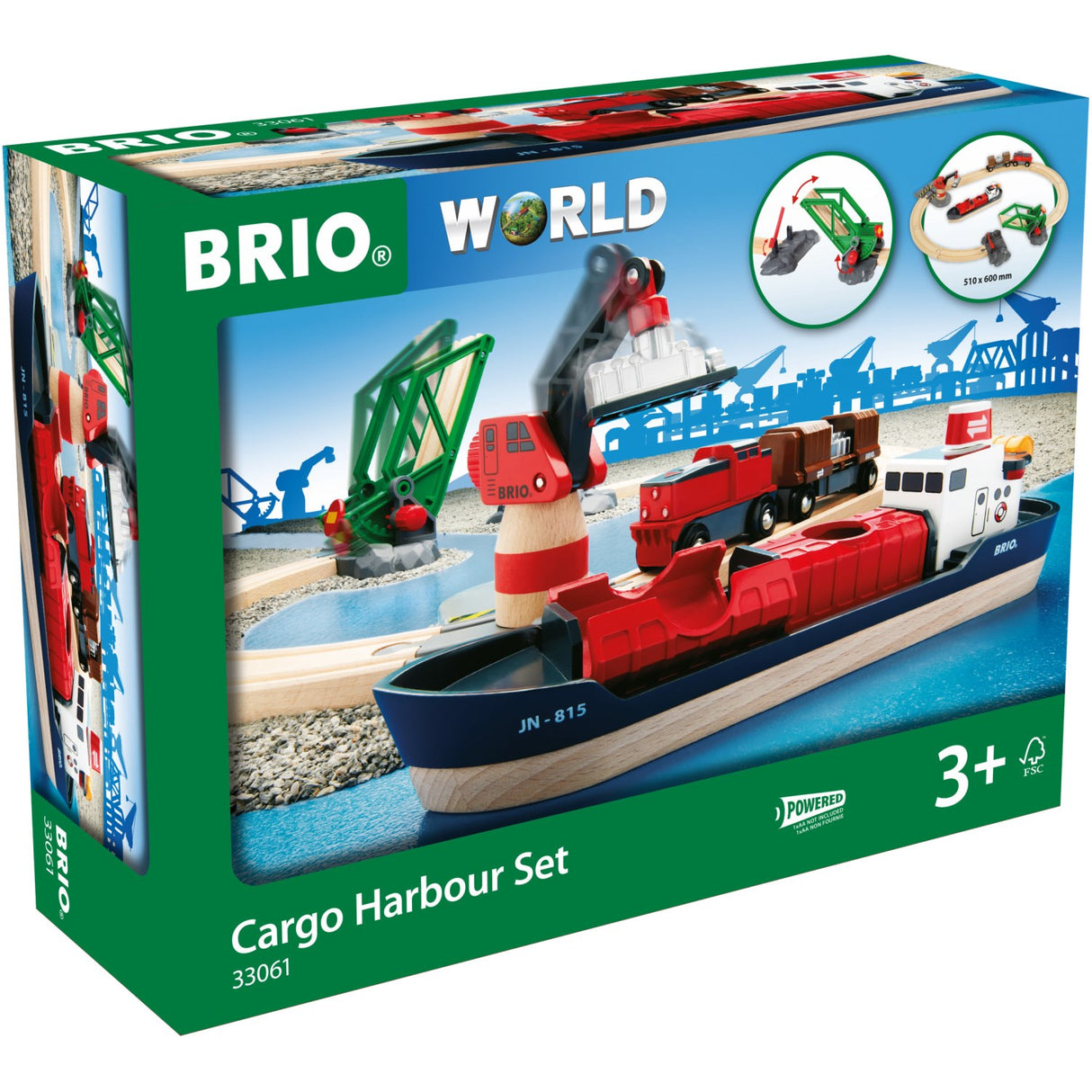 BRIO® 33061 Togbane, Havnesæt
