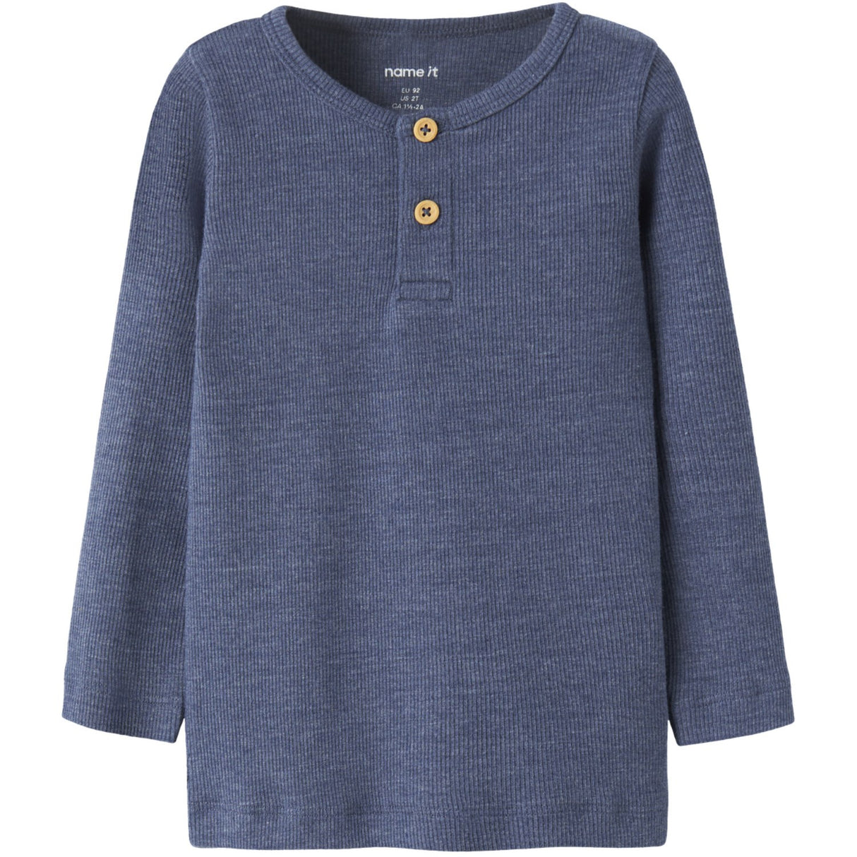 Name It Vintage Indigo Melange Nmmkab Ls Top Noos