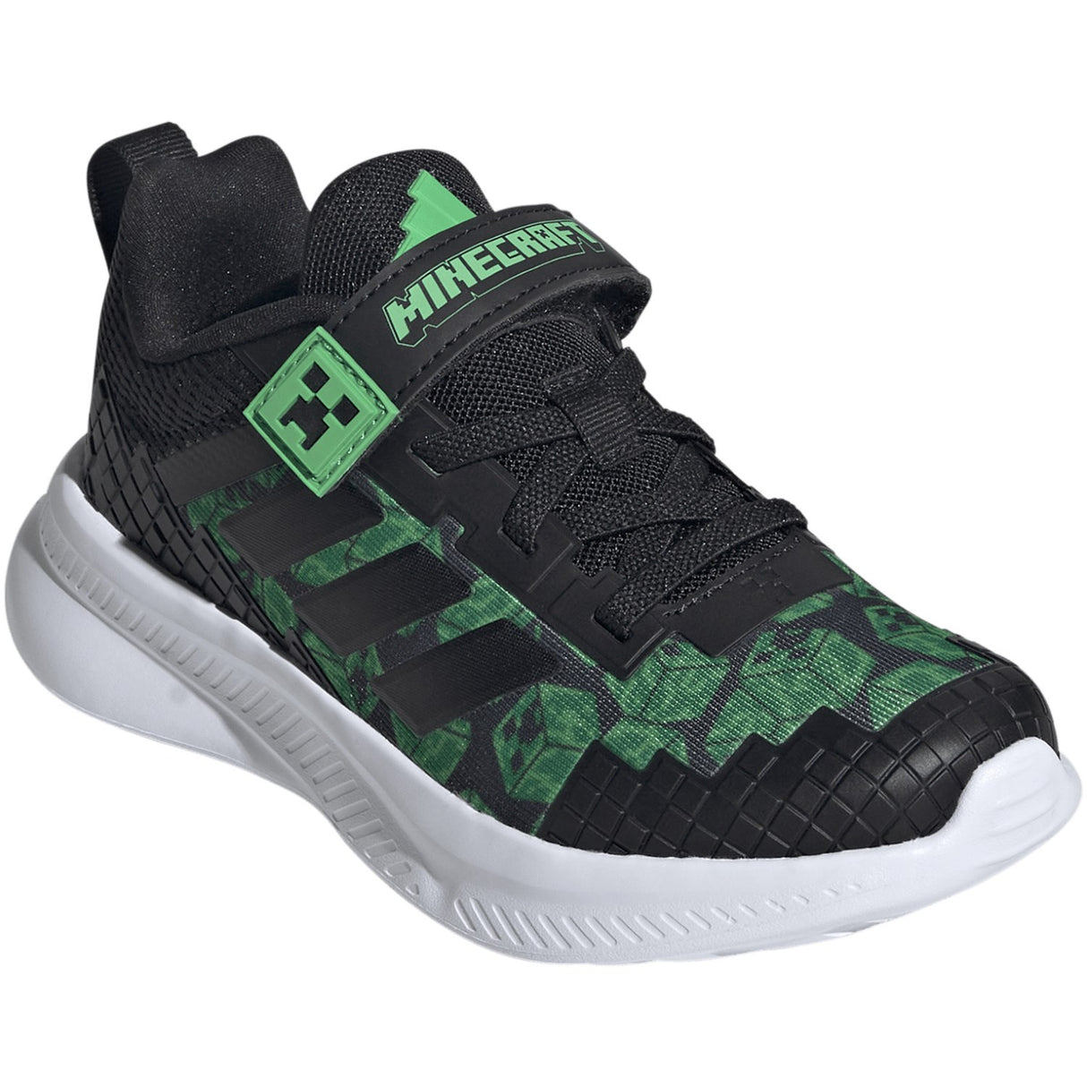 adidas Originals Core Black/Core Black/Ftwr White Minecraft Fortarun El C Sneakers