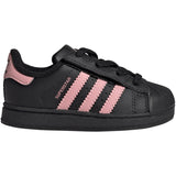 adidas Originals Core Black/Glow Pink/Core Black Superstar Ii Cf El I Sneakers