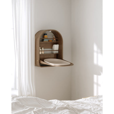 KAS Kopenhagen Smoked Oak Kai Wall Changing Table Smoked Oak