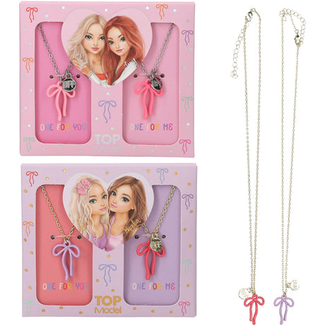 TOPModel BFF Necklace Set With Bow Assorted