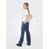 kids ONLY Cloud Dancer Heart Emb./Equestian Red Kogmaiken Life Cropheart Ss Top Jrs Noos