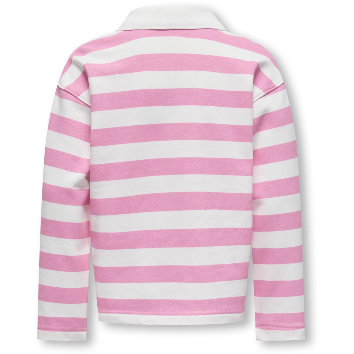 kids ONLY Begonia Pink White Alyssum Kogesther L/S Polo Emb Vd Swt
