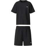 Name It Black Nkndemu Ss Nreg Shorts Set