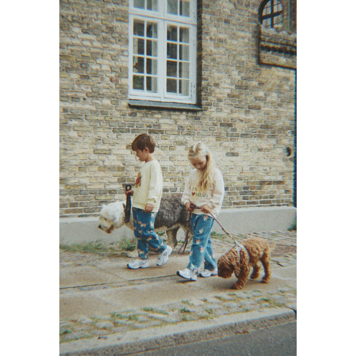 Konges Sløjd Bow Kitty Denim Magot Slit Pants Gots