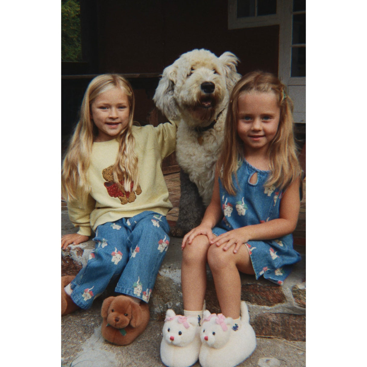 Konges Sløjd Bow Kitty Denim Magot Dress Gots