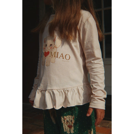 Konges Sløjd Ciao Miao Kitty Frill Tee Gots