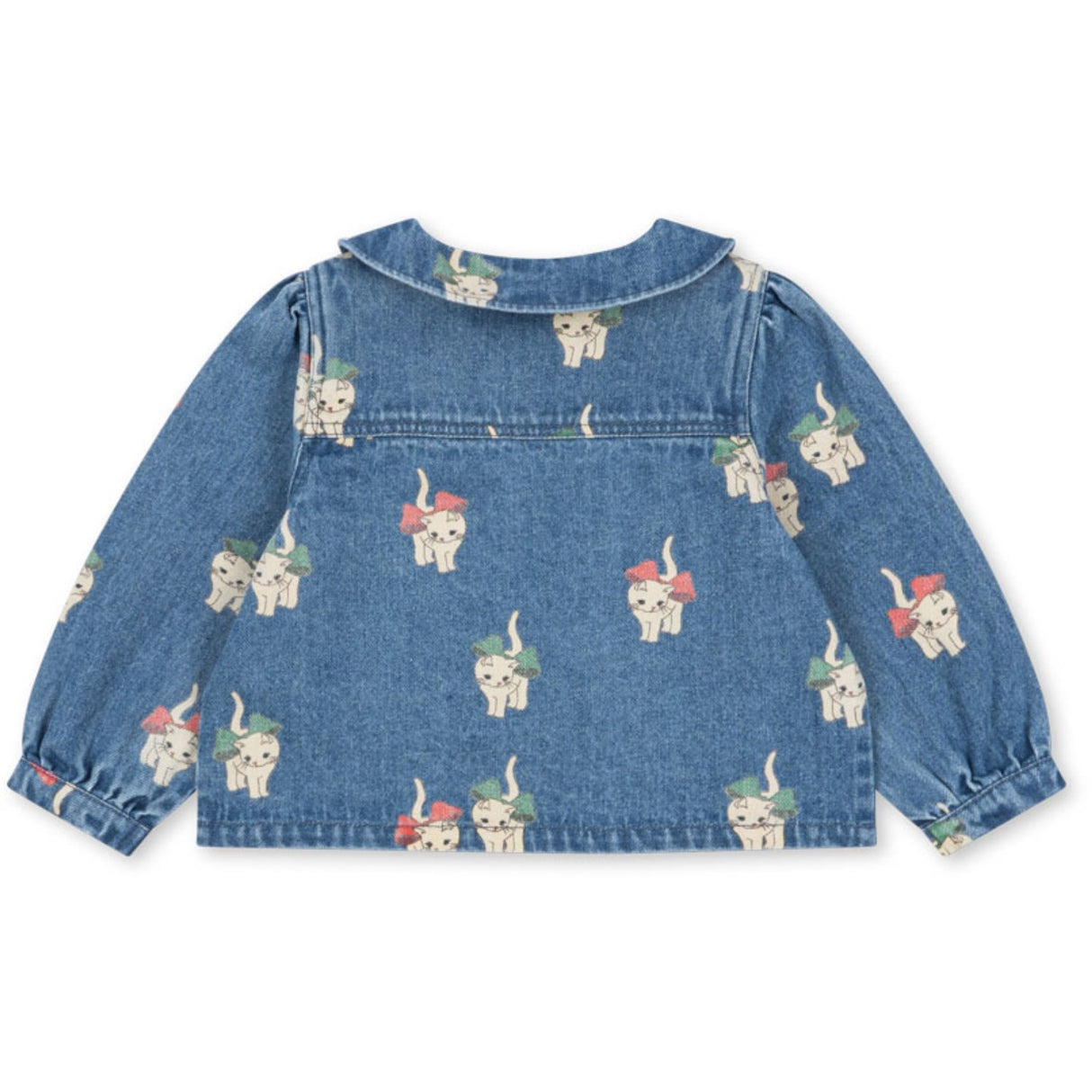 Konges Sløjd Bow Kitty Denim Magot Collar Jacket Gots