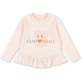 Konges Sløjd Ciao Miao Kitty Frill Tee Gots
