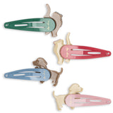 Konges Sløjd Multi 4 Pack Cats & Dogs Hair Clip