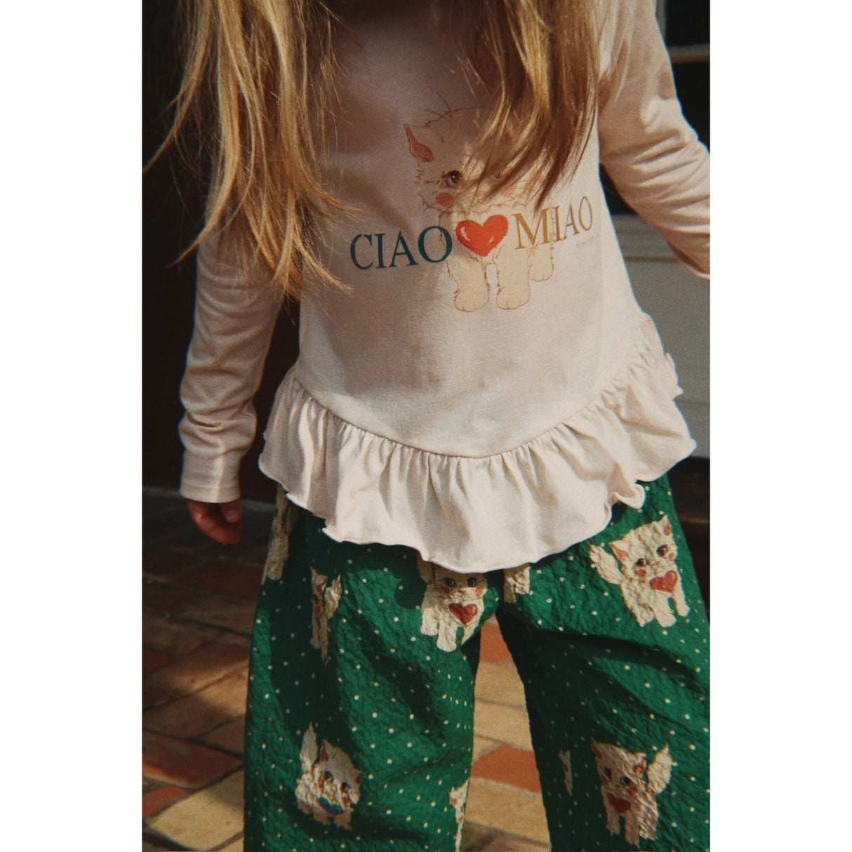 Konges Sløjd Dot Miao Verde Elin Pants Gots