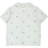 Müsli Tofu/ Ocean/ Mineral Red Seersucker Stripe S/S Shirt