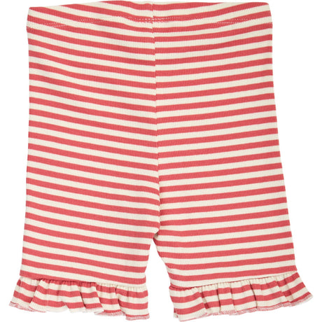 Müsli Mineral Red/ Tofu Rib Stripe Frill Shorts