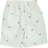 Müsli Tofu/ Ocean/ Mineral Red Seersucker Stripe Shorts