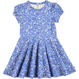 Müsli Azure Blue/ Nectar/ Tofu Primrose Puff S/S Swing Dress