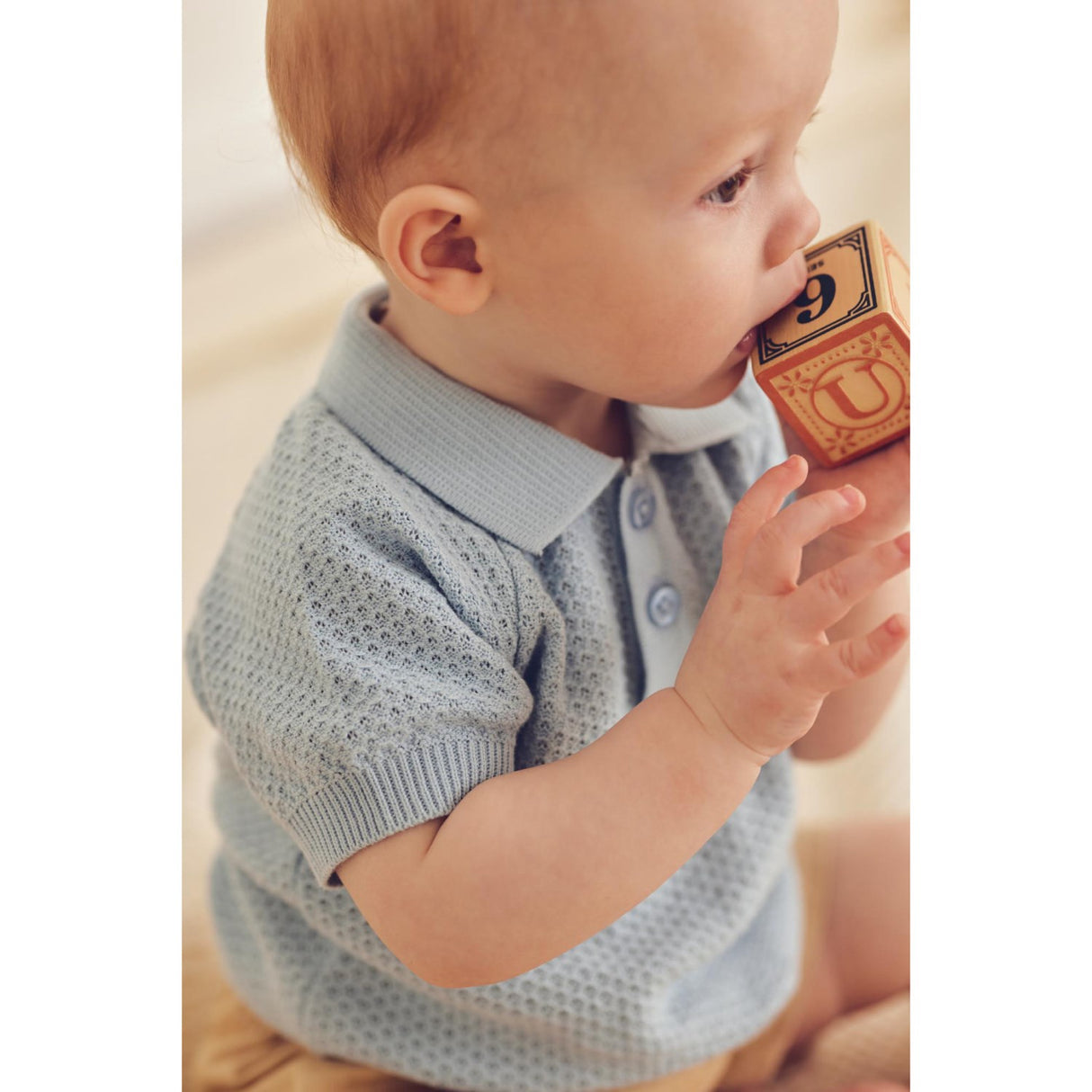 Müsli Ocean Sea Knit S/S Polo T Baby