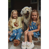 Konges Sløjd Bow Kitty Denim Magot Slit Pants Gots