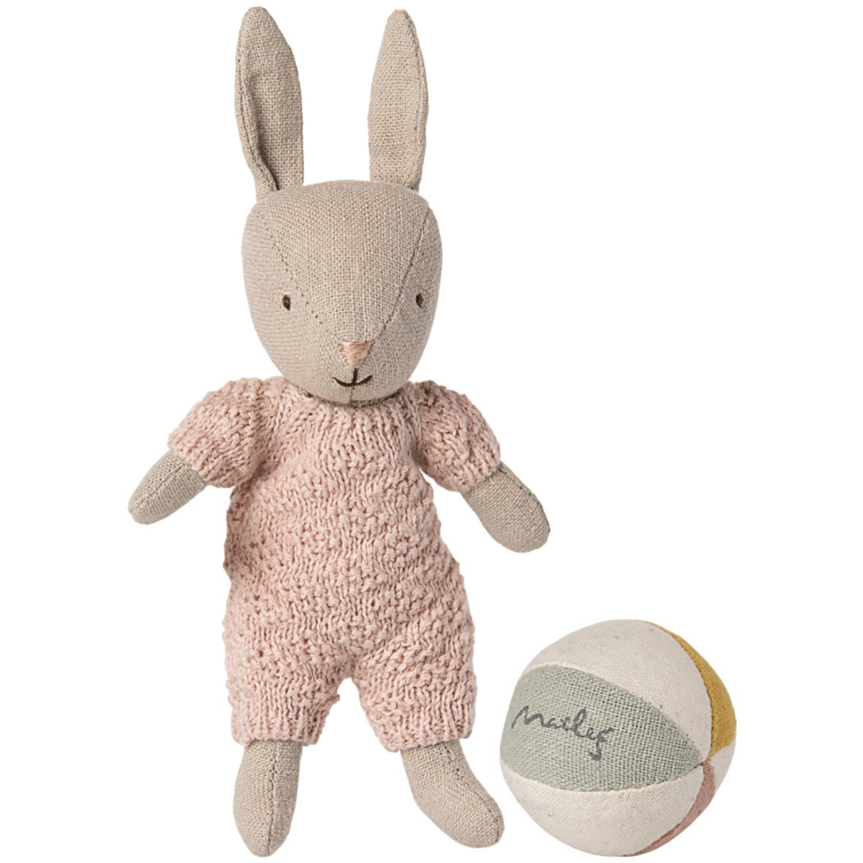 Maileg Kanin Sæt, Micro - Sand - Rosa