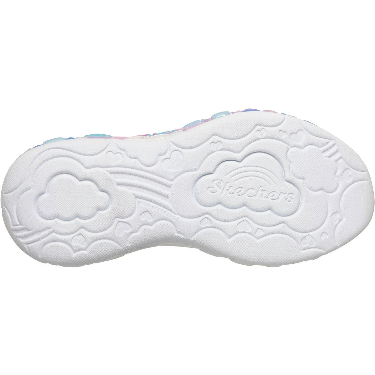 Skechers Silver S-Lights: Eternal Heart Lights