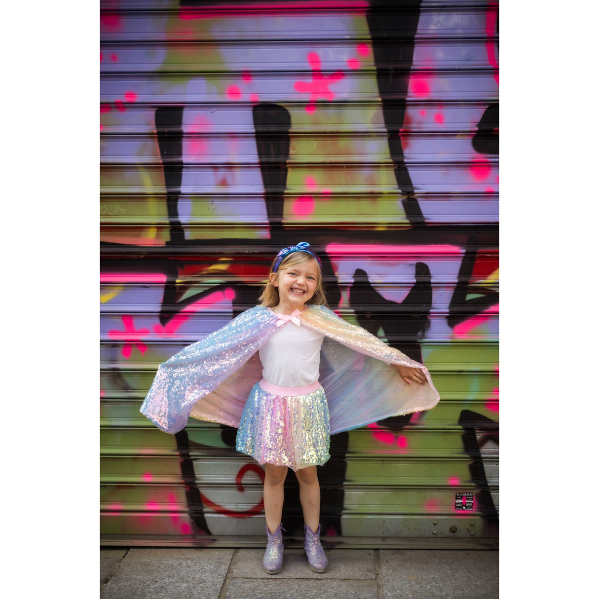 Great Pretenders Ombre Sequins Cape