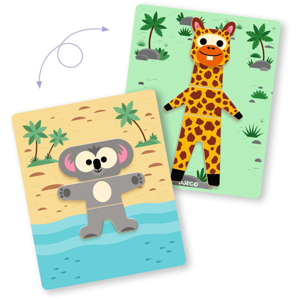 Djeco Inzebox 마그넷 레그, 믹스 앤 매치