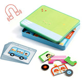 Djeco Inzebox 자석 다리, 차량