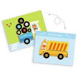 Djeco Inzebox 자석 다리, 차량