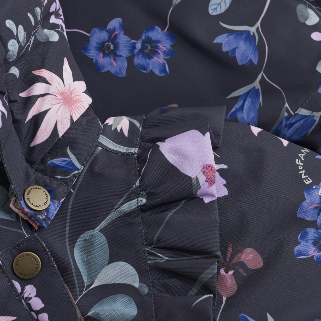 En Fant Ebony Baby Snowsuit W. Frills