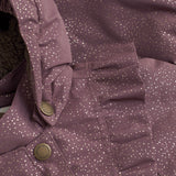 En Fant Rose Taupe Baby Snowsuit W. Frills