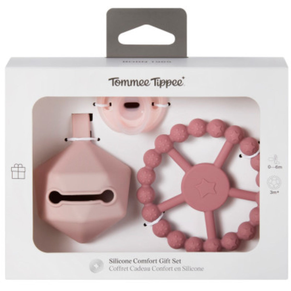 Tommee Tippee Silicone Giftset Pink