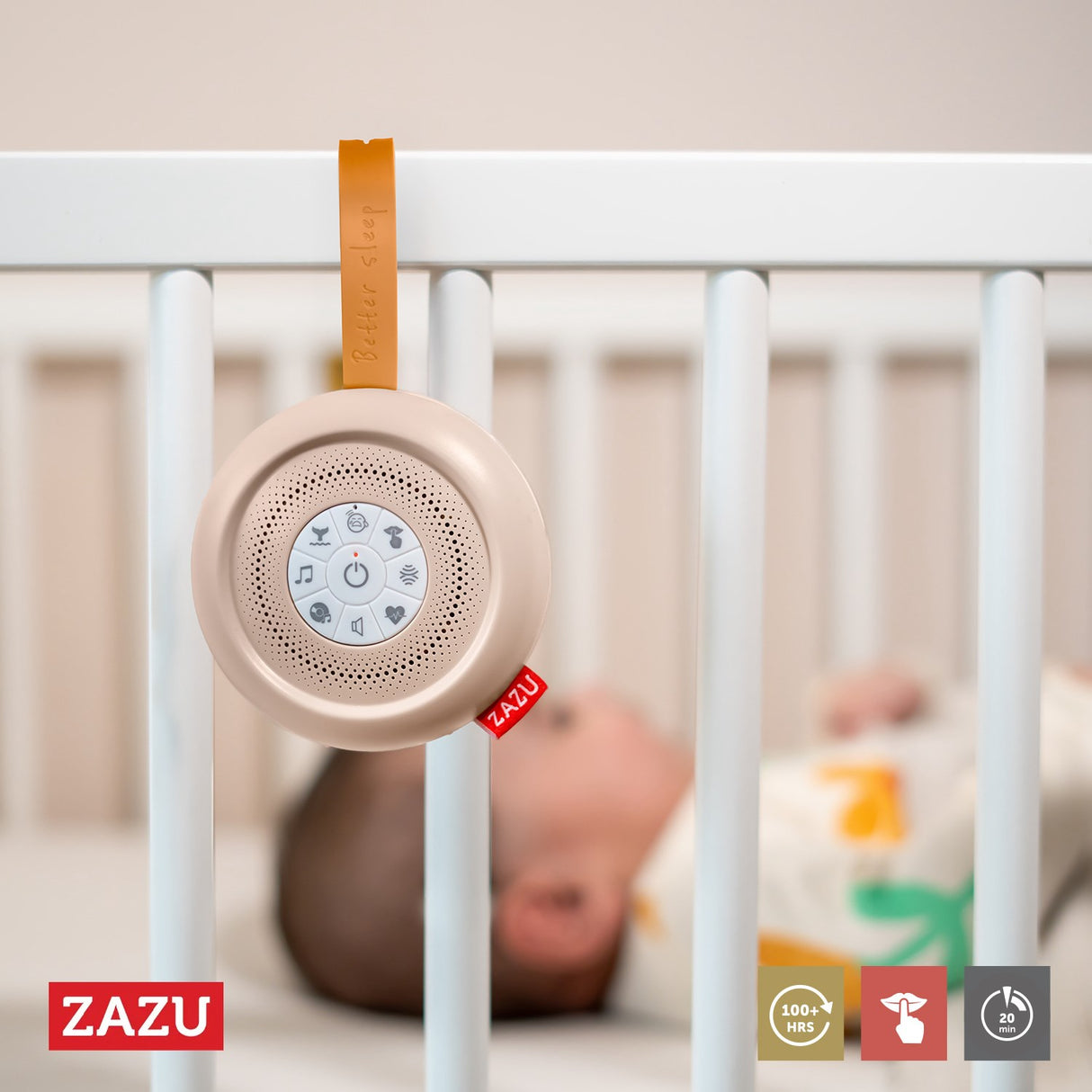 Zazu Beige Suzy De Luxe Music Box