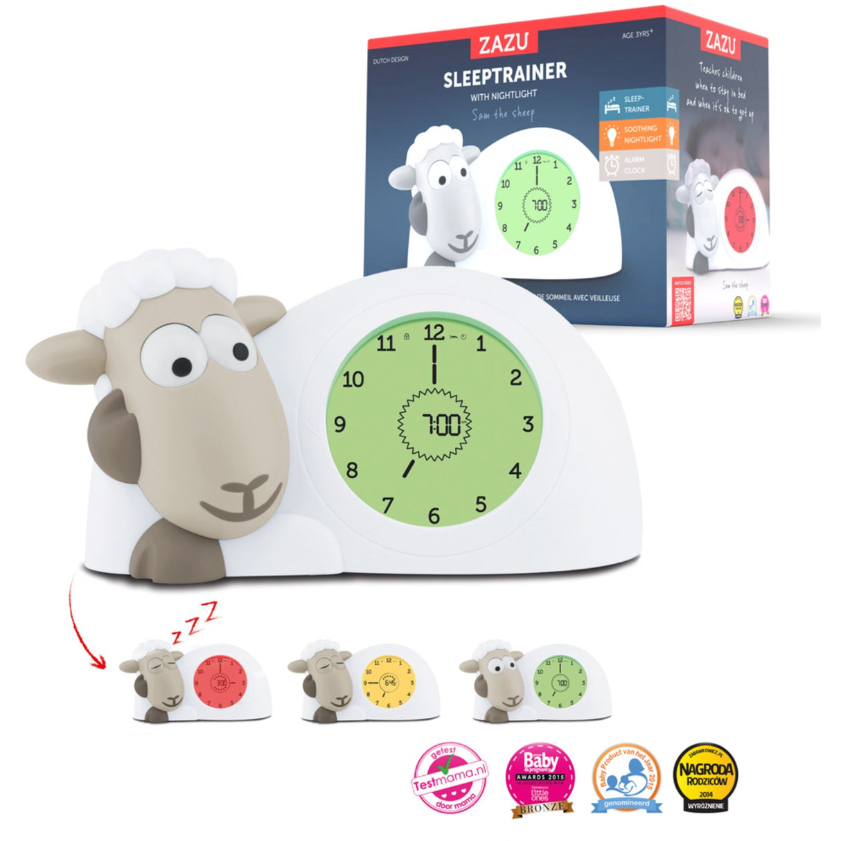 Zazu Taupe Sam The Sheep Sleeptrainer