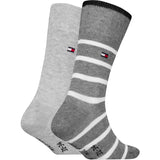 Tommy Hilfiger Black Th Kids Sock 2P Breton Stripe