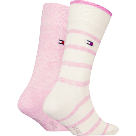 Tommy Hilfiger Pink Th Kids Sock 2P Breton Stripe