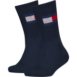 Tommy Hilfiger Navy Th Kids Sock 2P Flag