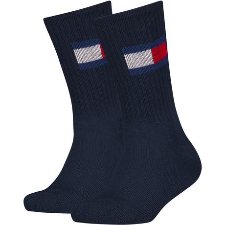 Tommy Hilfiger Navy Th Kids Sock 2P Flag