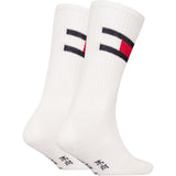 Tommy Hilfiger White Th Kids Sock 2P Flag