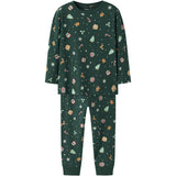 Name It Botanical Garden Xmas AOP Nmnvismas Ls Nightset