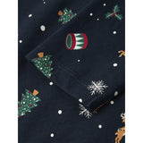 Name It Navy Blazer Xmas AOP Navy Nknvismas Ls Nightset