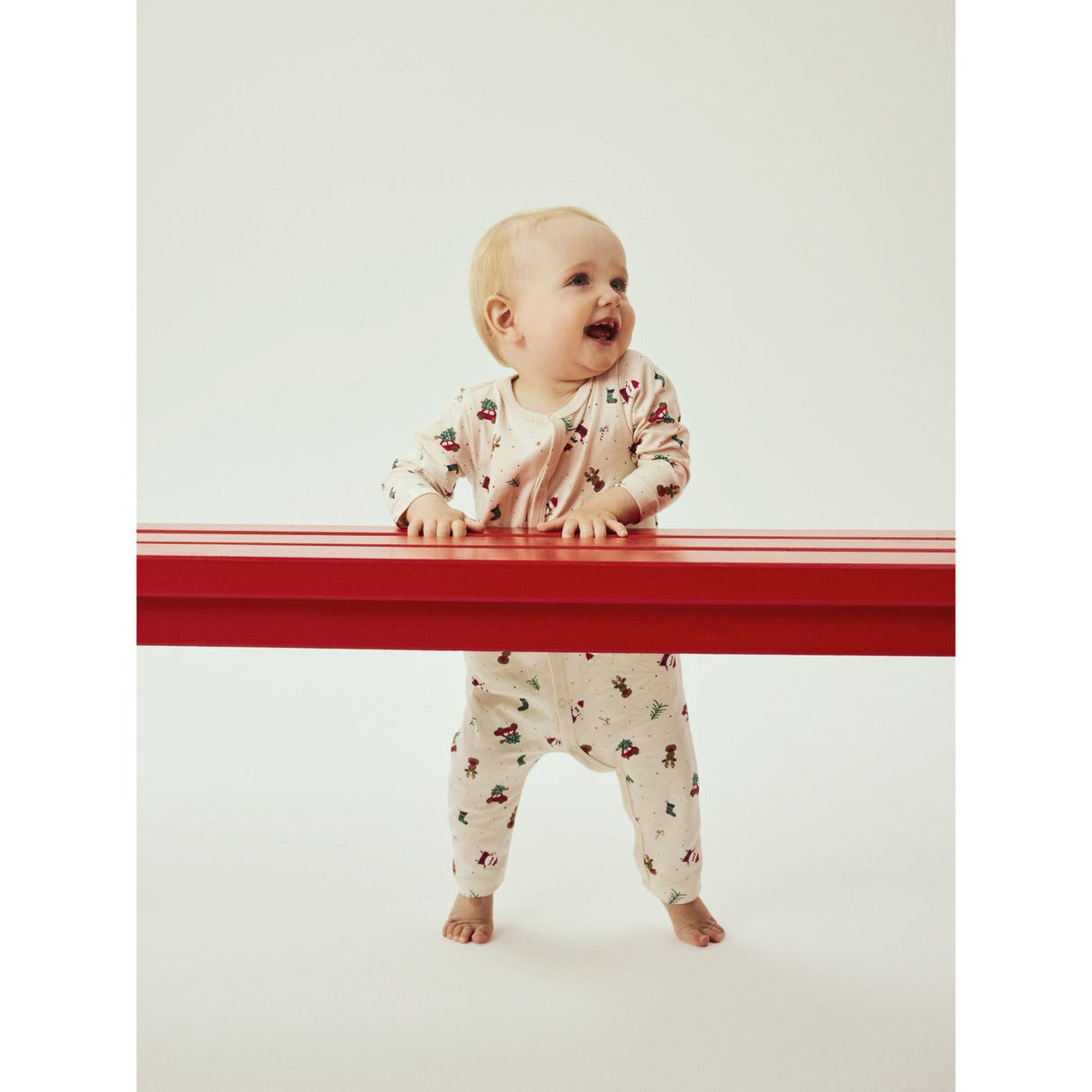 Name It Whitecap Gray Christmas Elements Vismas Nightsuit